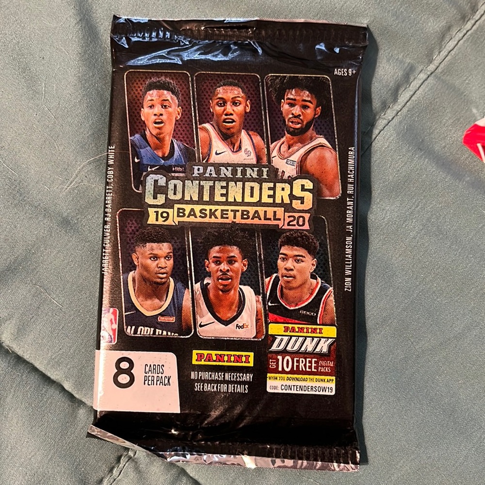 Sealed Panini Contenders pack
